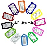 Yacoto Cruise Luggage Tag Holders, Premium Etag Baggage Document Holders,Pack of 12
