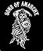 Sons of Anarchy Reaper Flag Super Plush Throw Blanket
