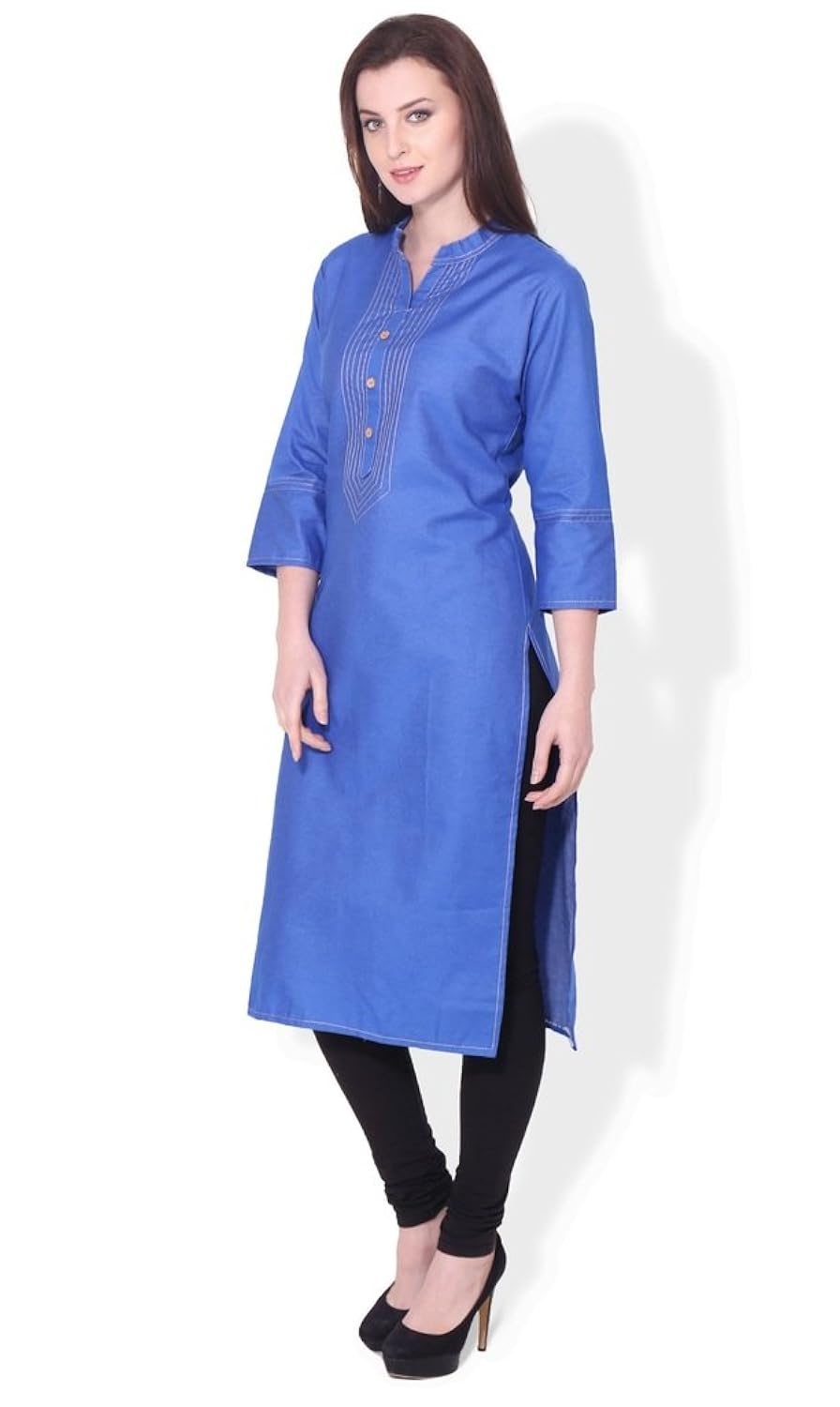 bluepocket women's denim kurti (sku-013)