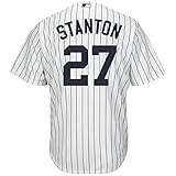 OuterStuff Giancarlo Stanton New York Yankees 27 Youth Cool Base Home Jersey (Youth X-Large 18/20)