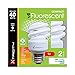 Xtricity Compact Fluorescent Light Bulb T2 Spiral, E26 Base, 9W (40 Watt Equivalent), 5000k Daylight, 540 Lumens, CFL, 120V - UL Listed, (4 Pack)