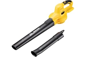ROZLCHAR Cordless Leaf Blower Compatible for Dewalt 20V Max Battery(𝐁𝐚𝐭𝐭𝐞𝐫𝐲 & 𝐂𝐡𝐚𝐫𝐠𝐞𝐫 𝐍𝐨𝐭 𝐈𝐧𝐜𝐥𝐮𝐝𝐞𝐝), Electric Handheld Lightweight Leaf Blower for Lawn Care & Yard Cleaning