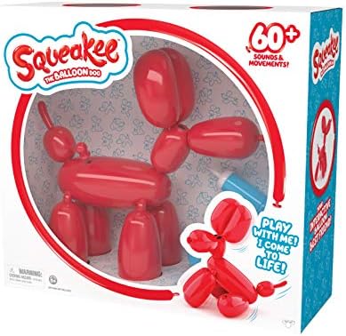 Squeakee MO12300 The Balloon Dog,Red 