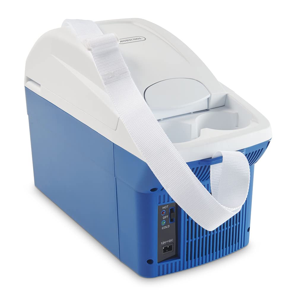Mobicool MT08 DC - 8 L Thermoelectric Travel Coolbox And Warmer, Metallic Blue – 12 V