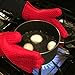 OxStraps Heat Resistant Silicone Gloves for Grilling BBQ Oven Cooking Baking Smoking & Potholder Mitts Offers Max Heat Protection with a Flexible Waterproof Non-Slip Design & Universal Unisex Sizing