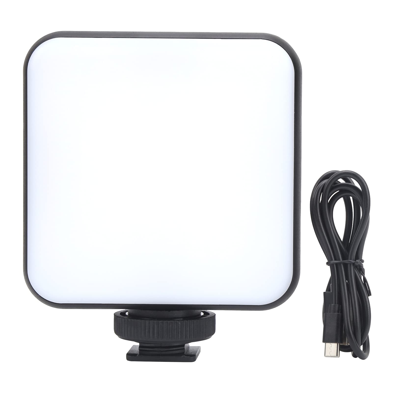 RGB Full Color Fill Light W64RGB Pocket LED Light Portable Full Color LED Photography Lamp Handheld Vlog Video Light 2500‑9000K with 3 Cold Shoe Mount