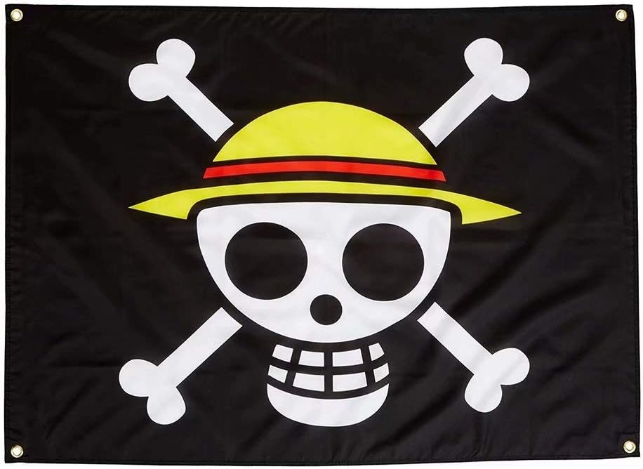 One Piece: Gold Roger Pirates Flag Wall Scrolls