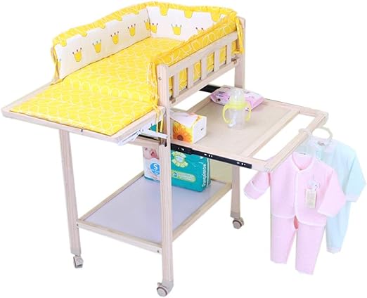 wooden baby changing unit
