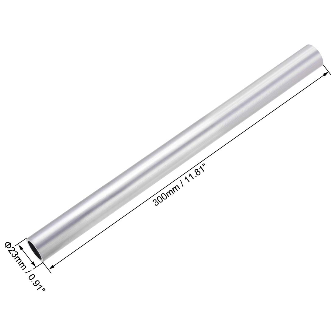 Ottone Rotondo Tubo 300mm Lunghezza 9mm OD 0,5mm Parete Spessore Dritto