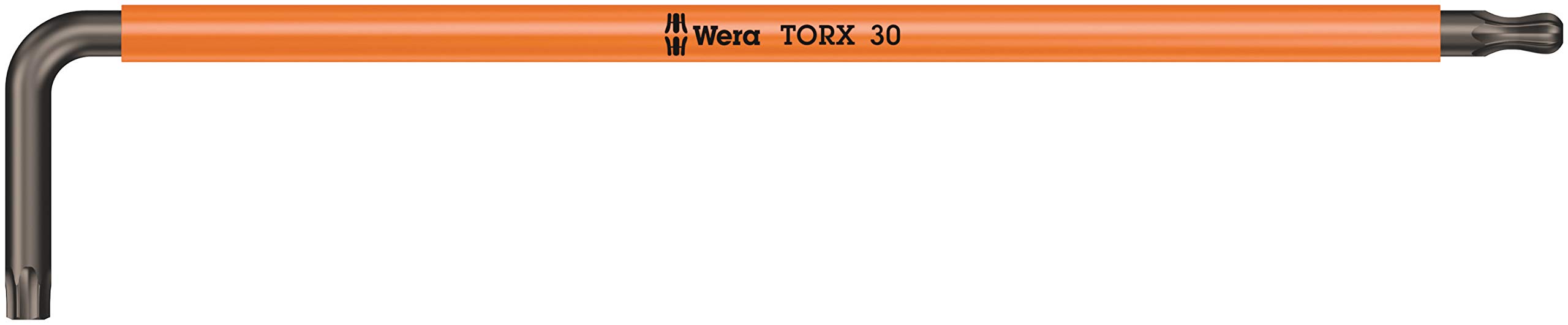 Wera 05024488001 967 SPKXL Torx Laser Long L-Key, Bright Orange, TX 30 x 195 mm