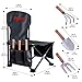 IDEALUX Garden Tool Set with Tote Folding Stool,Trowels,Cultivator and Weeding Fork.Includes Folding Stool Seat with Backrest and Storage Pocket.Garden Gift for Men & Women.thumb 1