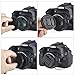 waka Camera Lens Cap, [3 Pack] 49mm Snap-On Lens Cap, Camera Lens Protection Cover with Lens Cap Keeper & Microfiber Cleaning Cloth for Nikon, Canon, Sony & Other DSLR Cameras