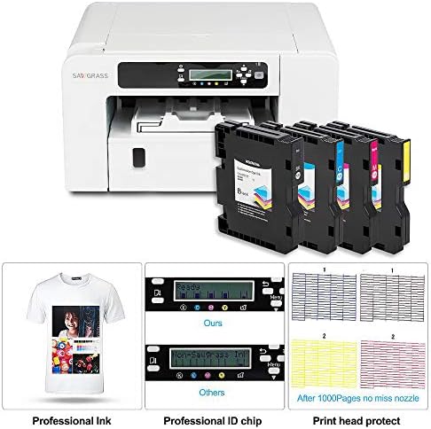 PRINTANDINK SG400/SG800 KCMY 4PCS Sublimation Ink Cartridges, OEM Chipset Compatible with Sawgrass Virtuoso 400 800 Printers - Image 3