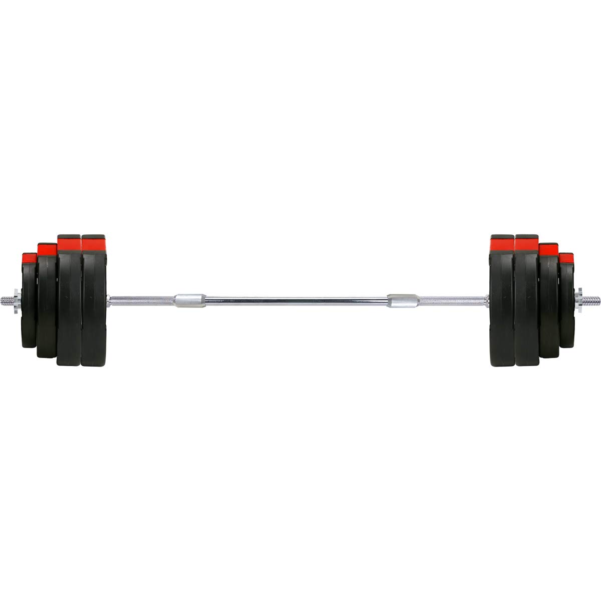 TNP Accessories TriGrip Barbell Set 60KG Weight Plate Set Tricep Bicep