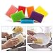 Qisc iLH Colorful Multi-Purpose Durable Lightweight Kitchen Cleaning Sponges, 5x3x1-Inch, Pack of 7