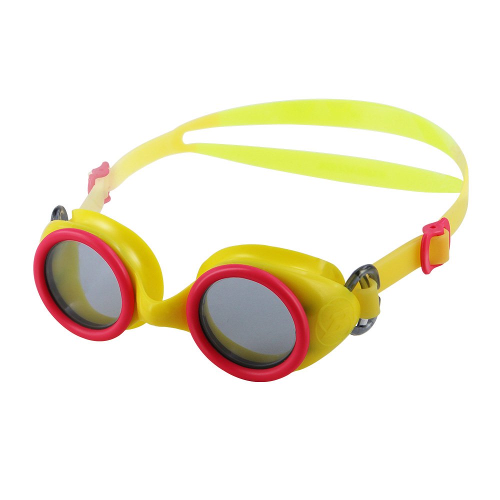 Barracuda Junior Swim Goggle WIZARD - Quick Release Silicone Strap, Anti-fog UV Protection, One-piece Frame Easy-adjustment Comfortable Fit for Kids Children ages 4-8 IE-91355 (SM/YL)