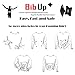BibUp Magnetic RaceBib Fixing System (White)