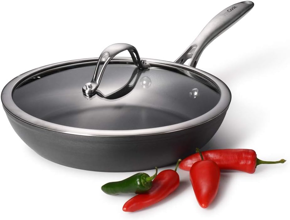ProCook Professional Anodised NonStick Frying Pan Set with Lids 3