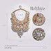 Holylove Crystal Statement Necklaces Pendant Collier Collar Choker Big Vintage Maxi Chunky Necklace Jewelry-HLN54 Crystal