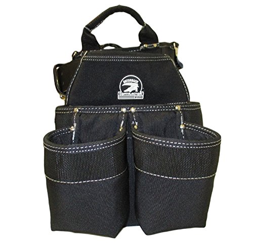 TradeGear SMALL 26-30" Carpenter’s Combo Belt & Bag – Strong & Durable Carpenter Tool Belt Designed for Optimum Comfort – Sufficient Carry Space for All Your Carpenter Tools – Partnered w/ GatorBack - Thumbnail 2