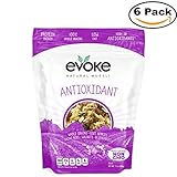 Evoke Gluten Free Muesli Cereal, Antioxidant, 12 oz Pack of 6 - Low Sugar, Enjoy cold or hot! Overnight Oats!