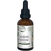 ST FRANCIS HERB FARM Mullein (50ml) Organic, Wildcrafted, Vegan, Vegetarian, Made in Canada (1 Bottle) Helps Relieve Cough Pa
