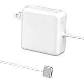 Mac Book Pro Charger-85W T-Tip Power Adapter, Replacement Charger for Mac Book Pro 13 inch-15 inch Retina（Between 2012-2017 M