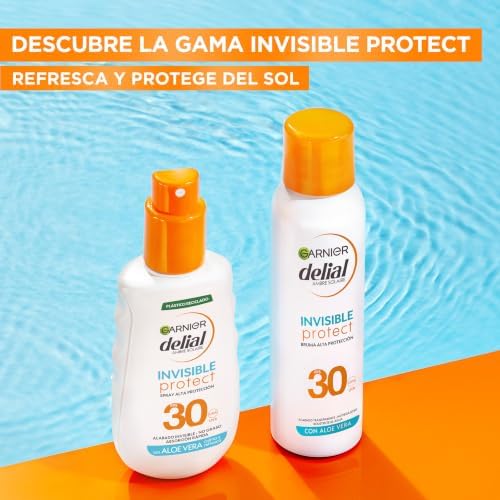 Garnier Delial Invisible Protect Bruma Cuerpo FPS30+ con Aloe Vera, 150ml