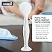NEW PRODUCT! Snappi Baby Ergo Brush Diaper Cream Applicator for a Baby Bum | Medical-Grade Silicone Diaper Rash Cream Bottom Brush Keeps Hands/Fingernails Clean & Sanitary