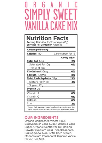 FoodstirsÂ Vanilla Cake, Chocolate Lovers Brownie, and Chocolate Chippy Mix, 48.4 Ounce, 3 count Variety Pack