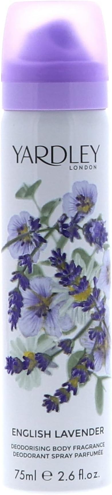 Yardley English Lavender Body Spray 75ml Pack of 2 Fragrance Mist