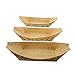 CiboWares Premium Bamboo Serving Boat, 5 Inch x 2.5 Inch, Eco-Friendly and Disposable for Home and Catering, Package of 50