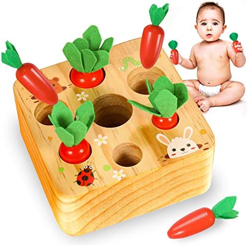Carrot Harvest Wooden Matching Puzzle 