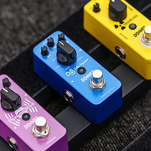 Donner Delay Pedal, Echo Square Digital Multi Delay Guitar Pedal, 7