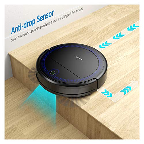 Robit Robot Vacuum, Power Suction 2Kpa (Slim V7S Pro) - Robotic Vacuum Cleaners, Quiet, Auto Charging, Pet Hair Cleaners for Hard Floors, Carpet