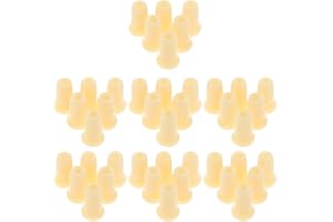 Hoement 42pcs Rubber String Ferrules for Guzheng Accessories with Precision Design and Excellent Aging