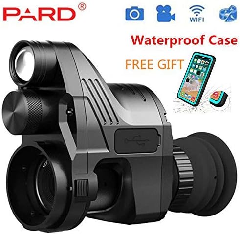 Digital Riflescope Hunting Night Vision, Pard NV007 (4x-28x) 5W IR Infrared Power 200m Range WiFi Optical Camera for Night Activities with APP
