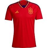 adidas Spain World Cup 2022 Home Jersey (as1, Alpha, xx_l, Regular, Regular, XX Large) Red, Navy