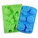 Cocoboo 2pcs 6 Cavity Assorted Insect Butterfly Silicone DIY Soap Mold Handmade Molds