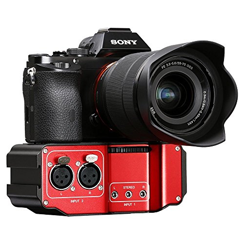 Saramonic SRPAX2 Audio Mixer Adapter Preamplifier Two XLR and Two 3