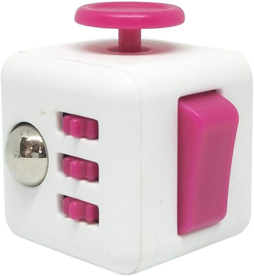 Fidget Toy Cube Toy With Click Ball, Sensory Finger Toys Folding, Self Squeeze Cubes, Relieves Stress And Anxiety For Children And Adults, Button, Rocker, Forget Stone, Scroll, Rotary Dial, Switch Key