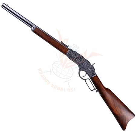 Deko-Waffe - Original Winchester 73, Kaliber 44-40, Silber
