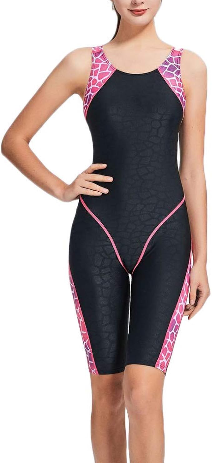 Shaoyao Womens Boyleg Legsuit Ladies Swimming Costume Swimsuit