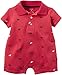Carter's_1 Boy 1pc Romper Red Shiffli Lizzards, 3 Months