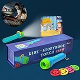 LiteBee Kids Storybook Projector Flashlight, New Way to Tell Fairy Tails for Toddler Chilren