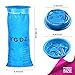 YGDZ 45 Pack Vomit Bags - Disposable Barf Bags for Travel, Motion Sickness, Nausea - 1000ml Blue