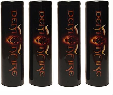 4 Piece IMR 18650 Flat Top 2000mAh 3.7V High Drain LiMn Demonfire Rechargeable Battery