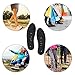 Foot Acupressure Magnetic Massaging Insoles - Massage Insoles Reflexology Plantar Fasciitis Pain Relief Breathable Deodorant Comfort Bamboo Charcoal Silicone Insoles for Men and Women