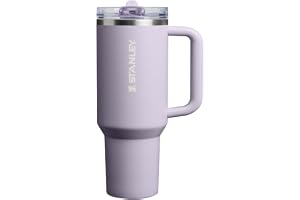 STANLEY Quencher ProTour Flip Straw Tumbler with Leakproof Lid 40 oz | Built-In Straw & Handle | Cupholder Compatible for Travel | Insulated Stainless Steel Cup | BPA-Free | Purple Dust