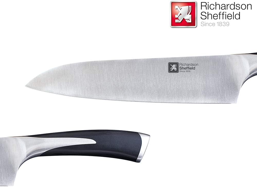 Richardson Sheffield 20 cm Kyu Cooks Knife, Silver - Image 4